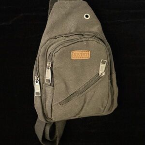 Sporto Charcoal Men's Belt Bag